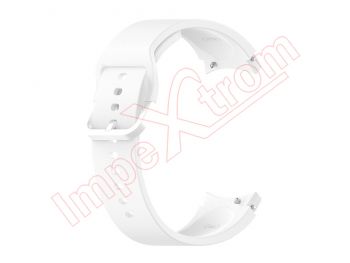 White silicone L size band for smartwatch Samsung Galaxy Watch5 Pro 45mm, SM-R925F